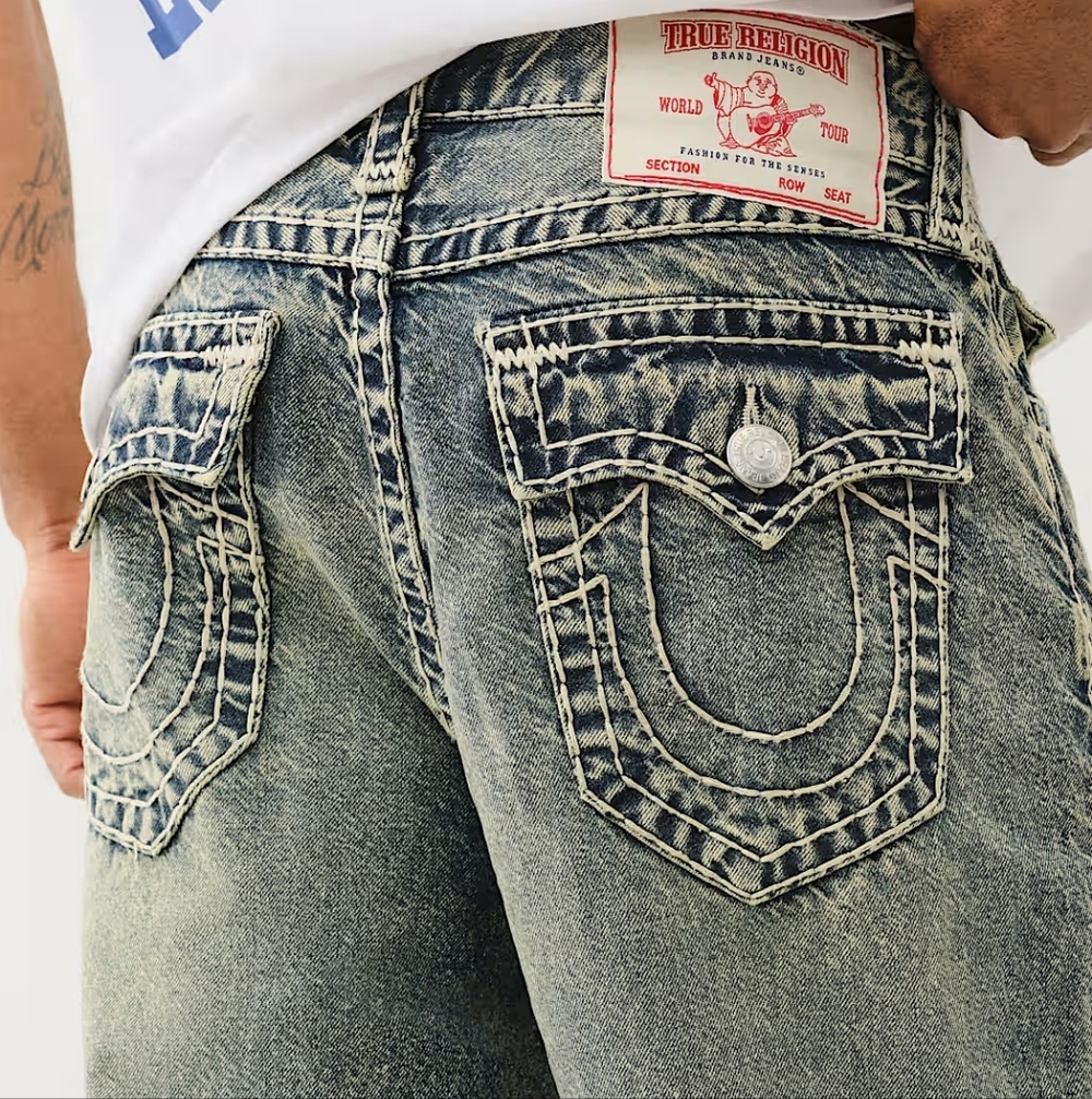 True Religion Men's Distressed Jean 38